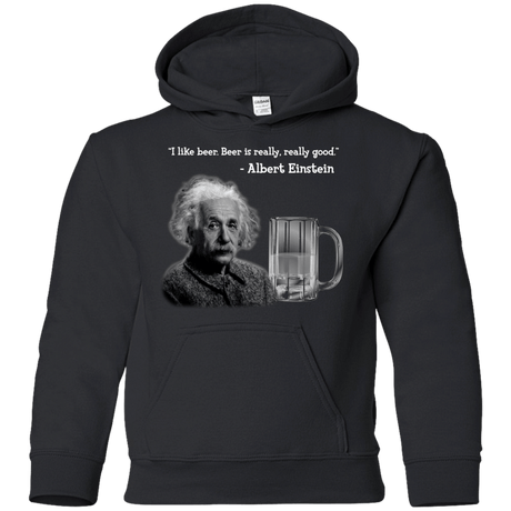 Sweatshirts Black / YS Einstein Youth Hoodie