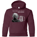 Sweatshirts Maroon / YS Einstein Youth Hoodie