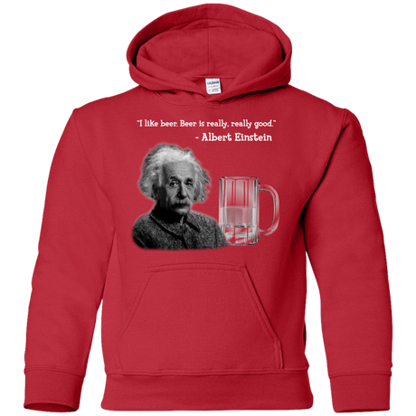 Sweatshirts Red / YS Einstein Youth Hoodie
