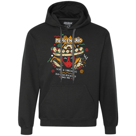 Sweatshirts Black / S El Mercenario Mexican Food Premium Fleece Hoodie