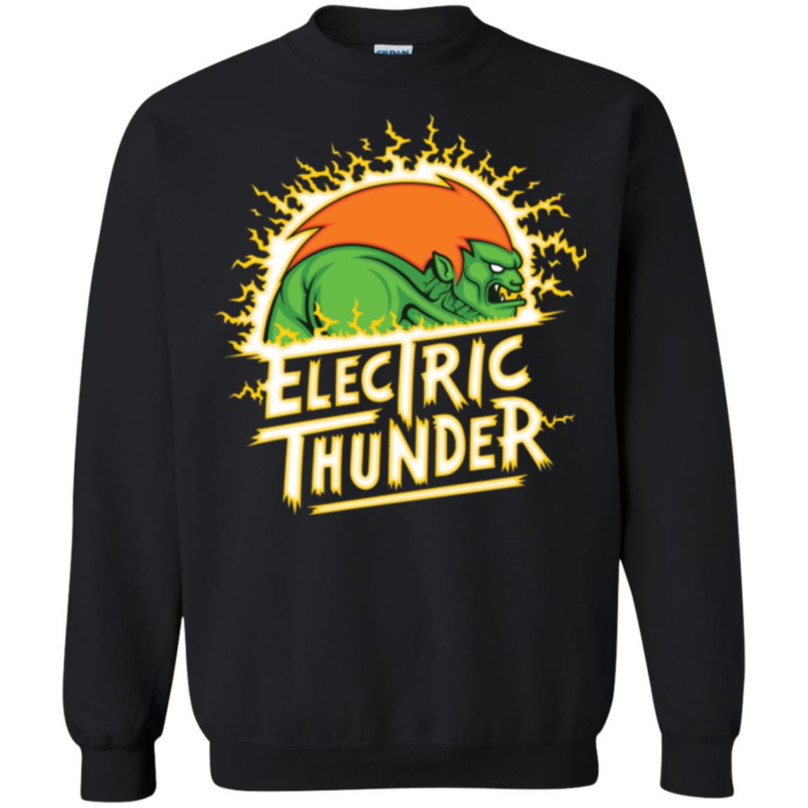 Sweatshirts Black / Small Electric Thunder Crewneck Sweatshirt