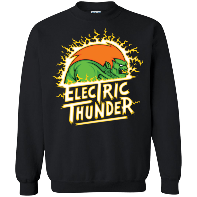 Sweatshirts Black / Small Electric Thunder Crewneck Sweatshirt