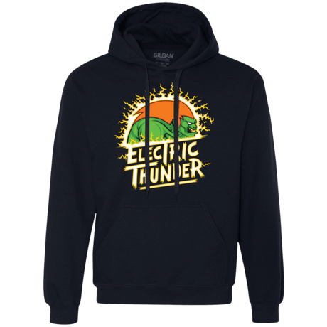 Sweatshirts Navy / Small Electric Thunder Premium Fleece Hoodie