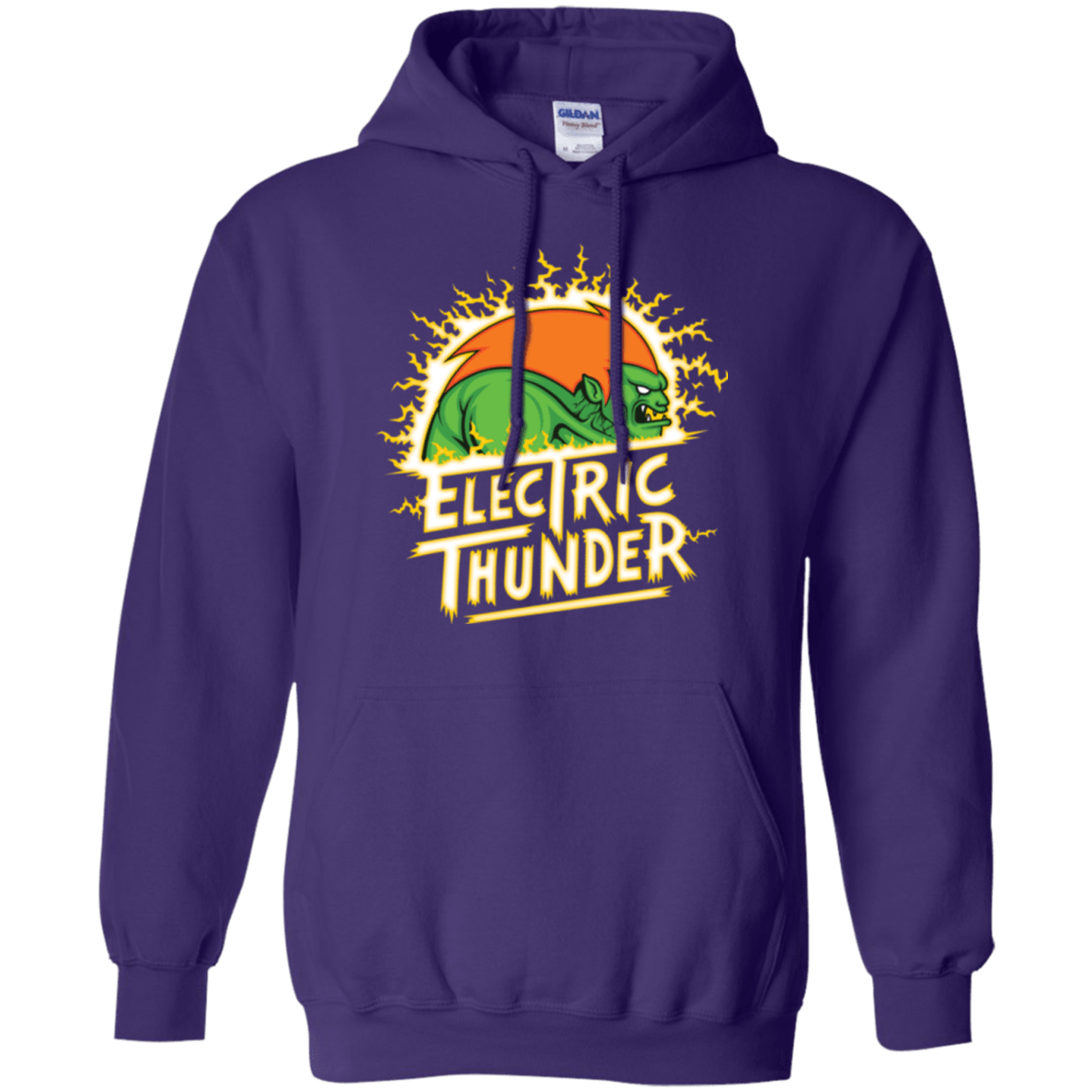 Sweatshirts Purple / Small Electric Thunder Pullover Hoodie