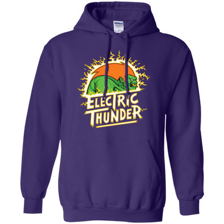 Sweatshirts Purple / Small Electric Thunder Pullover Hoodie