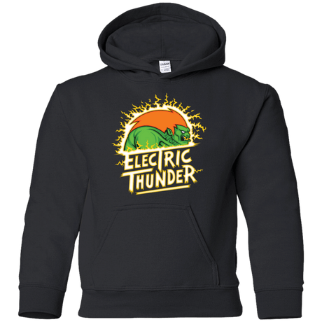 Sweatshirts Black / YS Electric Thunder Youth Hoodie