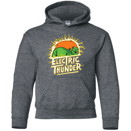 Sweatshirts Dark Heather / YS Electric Thunder Youth Hoodie