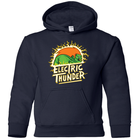 Sweatshirts Navy / YS Electric Thunder Youth Hoodie