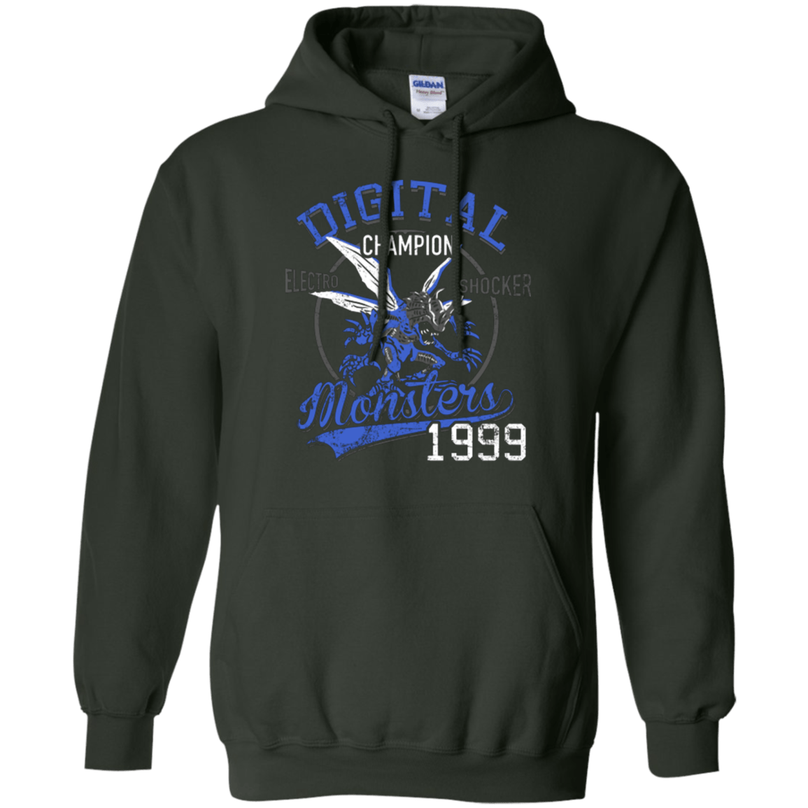 Sweatshirts Forest Green / Small Electro Shocker Pullover Hoodie