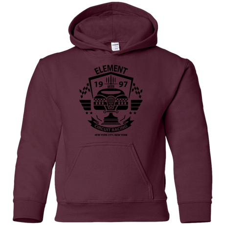Sweatshirts Maroon / YS Element Circuit Youth Hoodie