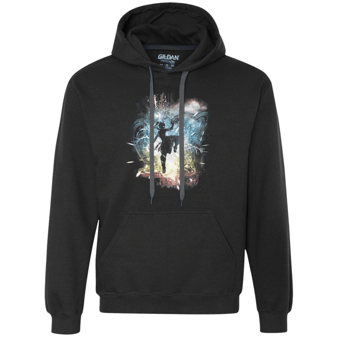 Sweatshirts Black / S Elemental Storm-Korra Premium Fleece Hoodie