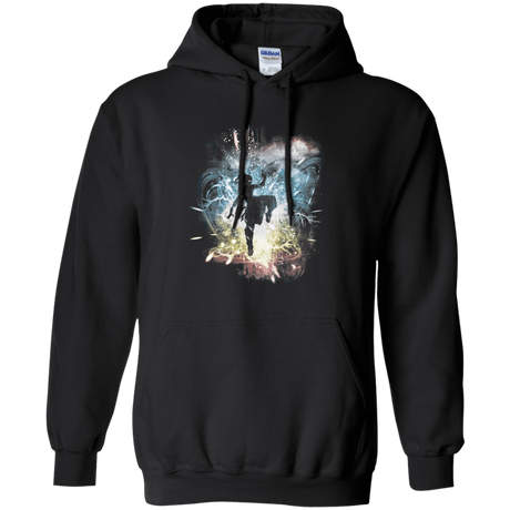 Sweatshirts Black / S Elemental Storm-Korra Pullover Hoodie