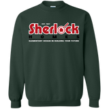 Sweatshirts Forest Green / Small Elementary Design Crewneck Sweatshirt
