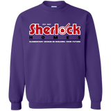 Sweatshirts Purple / Small Elementary Design Crewneck Sweatshirt