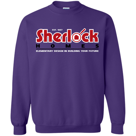 Sweatshirts Purple / Small Elementary Design Crewneck Sweatshirt