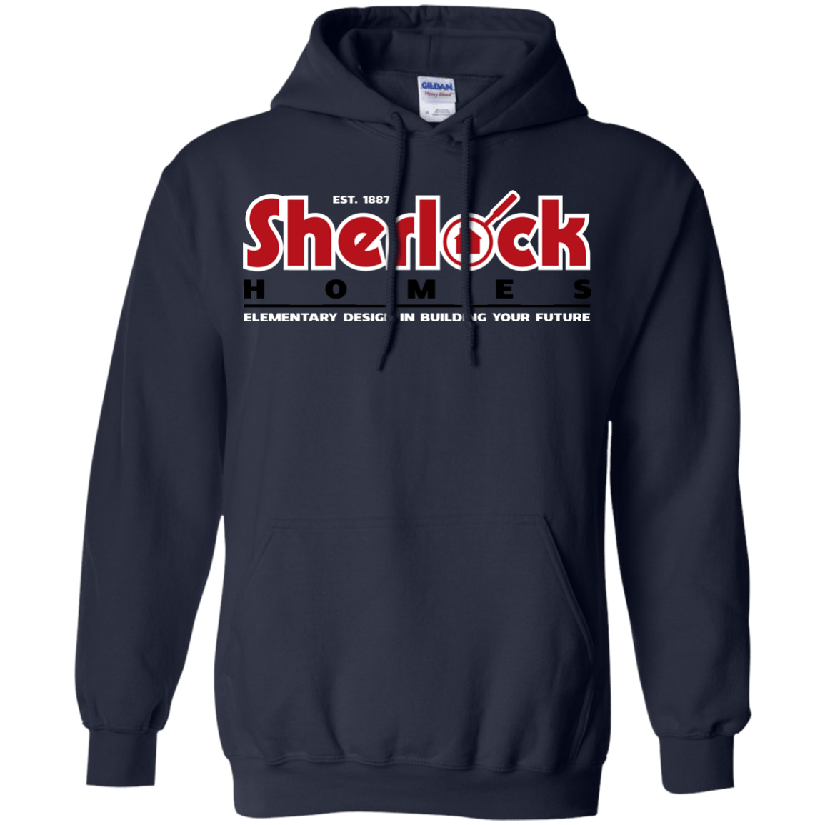 Sweatshirts Navy / Small Elementary Design Pullover Hoodie