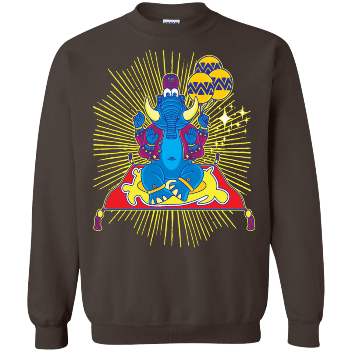 Sweatshirts Dark Chocolate / S Elephant God Crewneck Sweatshirt