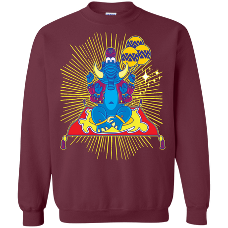 Sweatshirts Maroon / S Elephant God Crewneck Sweatshirt