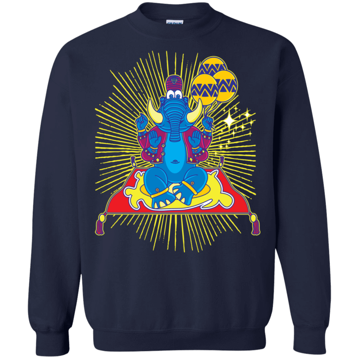 Sweatshirts Navy / S Elephant God Crewneck Sweatshirt