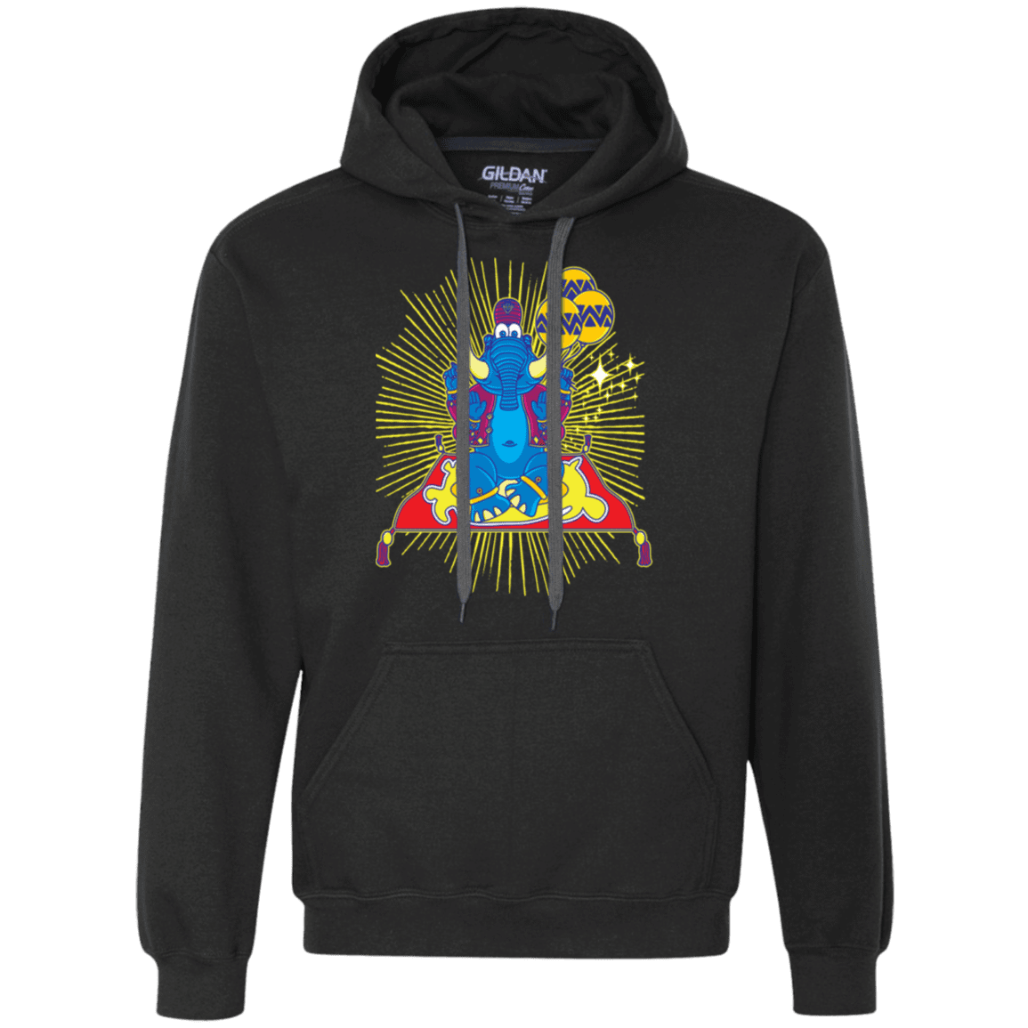 Sweatshirts Black / S Elephant God Premium Fleece Hoodie