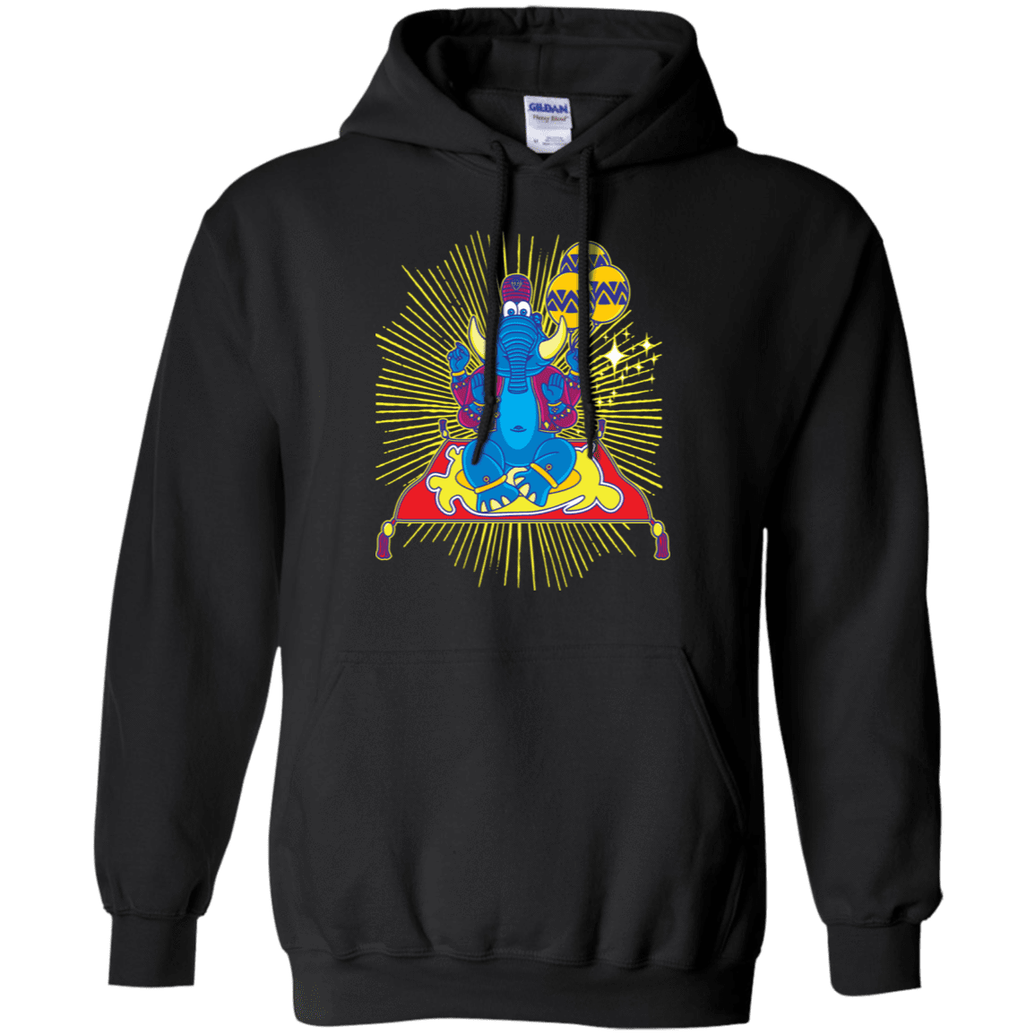 Sweatshirts Black / S Elephant God Pullover Hoodie