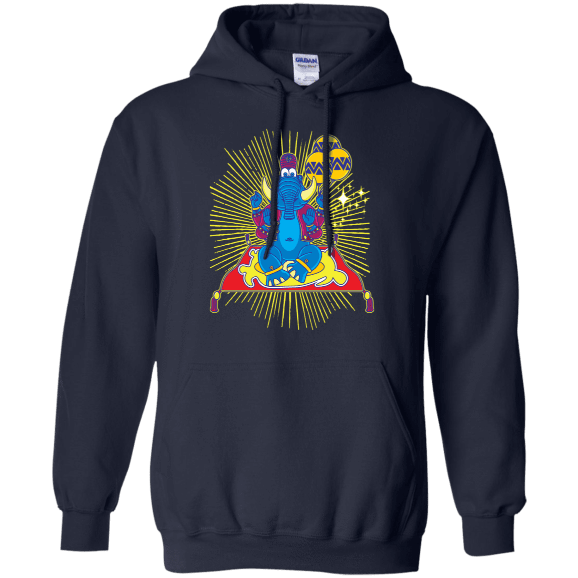 Sweatshirts Navy / S Elephant God Pullover Hoodie