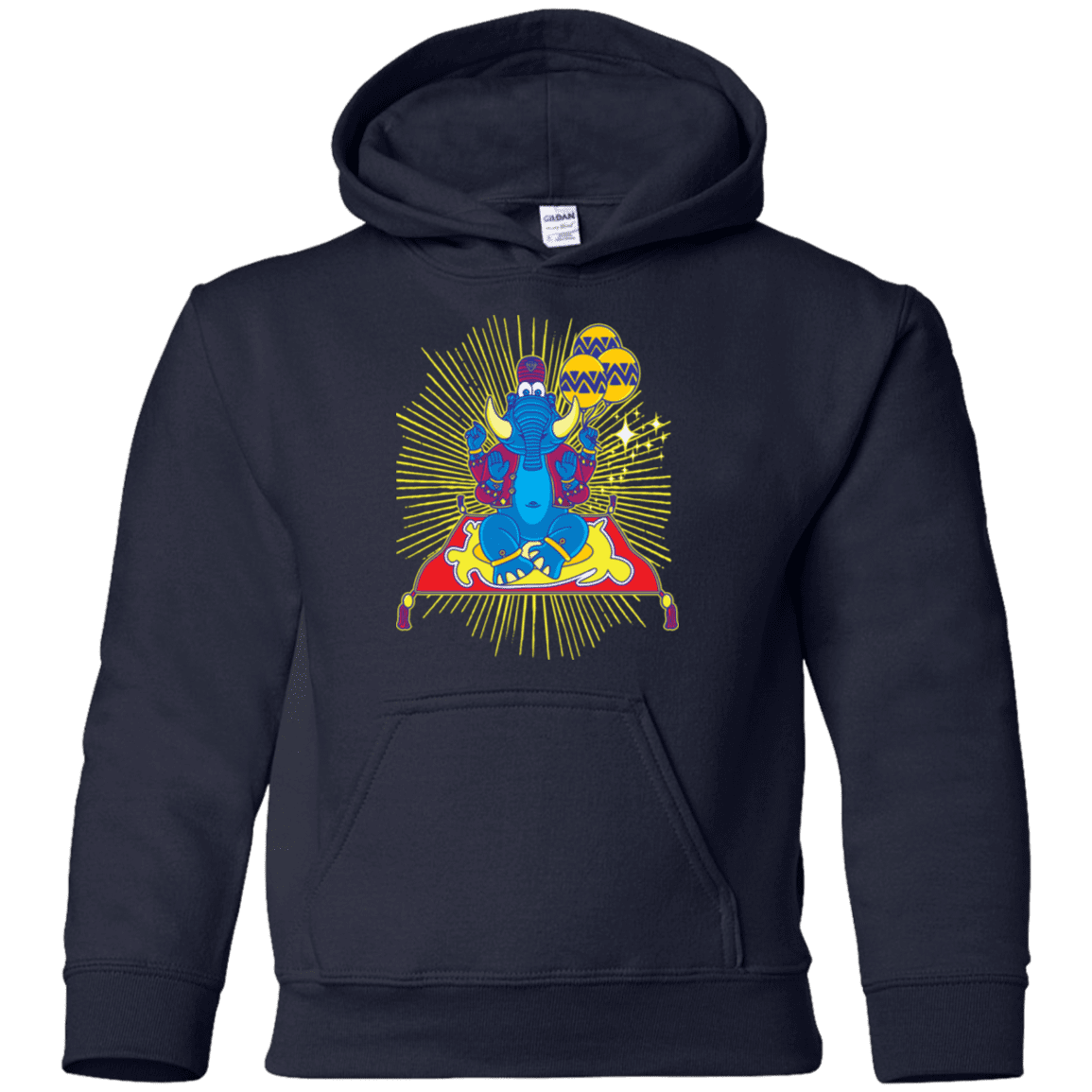 Sweatshirts Navy / YS Elephant God Youth Hoodie