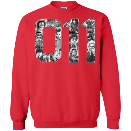 Sweatshirts Red / Small Eleven Crewneck Sweatshirt