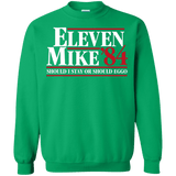 Sweatshirts Irish Green / Small Eleven Mike 84 - Should I Stay or Should Eggo Crewneck Sweatshirt