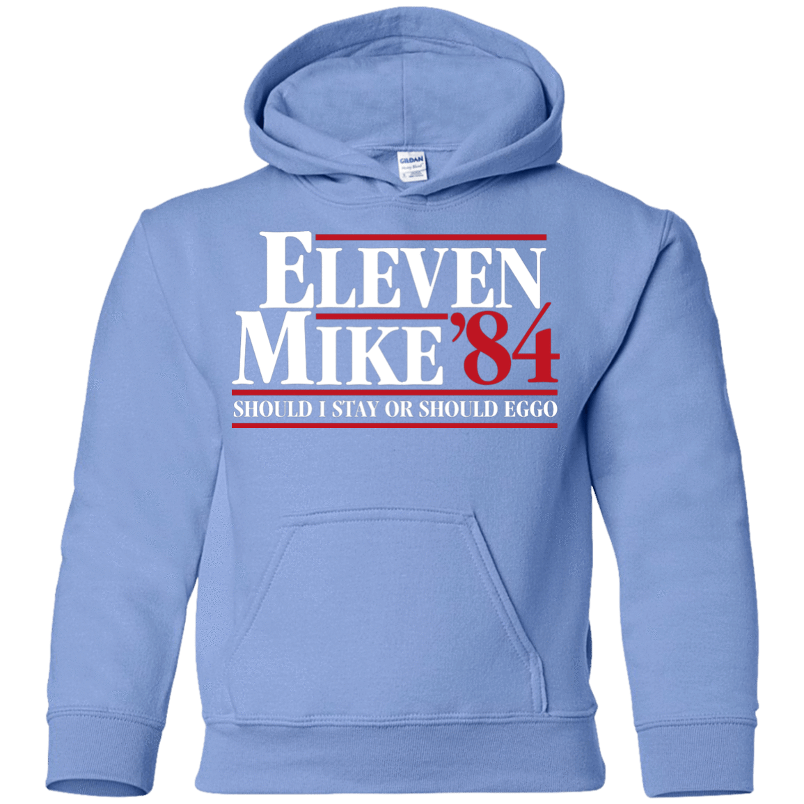 Sweatshirts Carolina Blue / YS Eleven Mike 84 - Should I Stay or Should Eggo Youth Hoodie