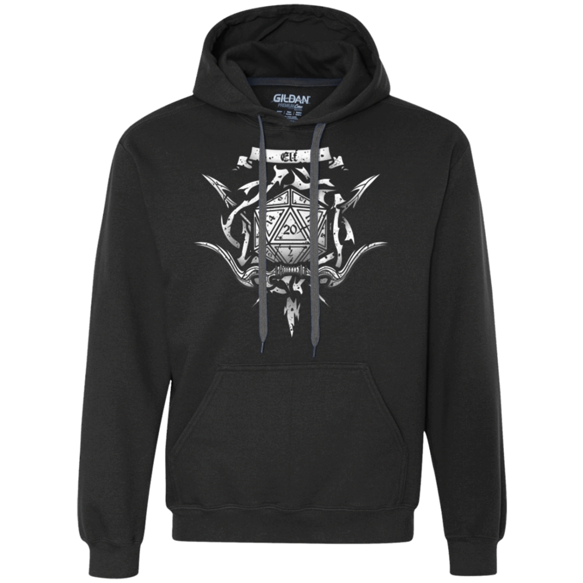 Sweatshirts Black / Small Elf Crest Premium Fleece Hoodie
