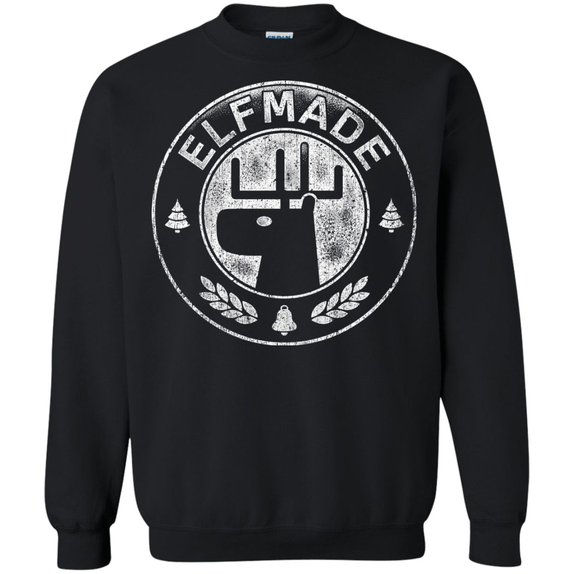 Sweatshirts Black / Small Elf Made Crewneck Sweatshirt