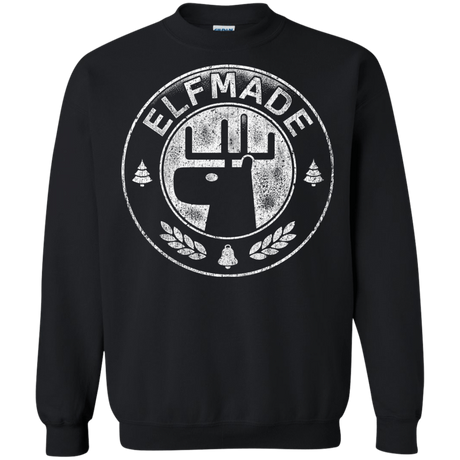 Sweatshirts Black / Small Elf Made Crewneck Sweatshirt