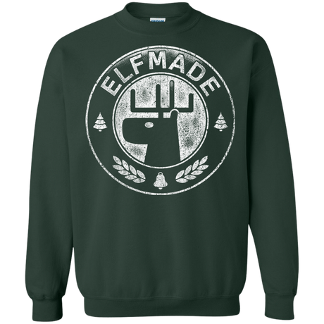 Sweatshirts Forest Green / Small Elf Made Crewneck Sweatshirt