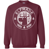 Sweatshirts Maroon / Small Elf Made Crewneck Sweatshirt