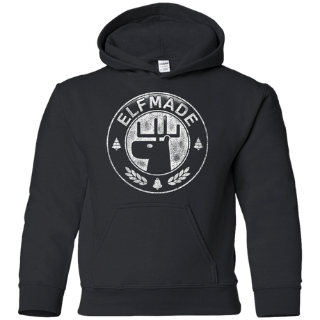 Sweatshirts Black / YS Elf Made Youth Hoodie