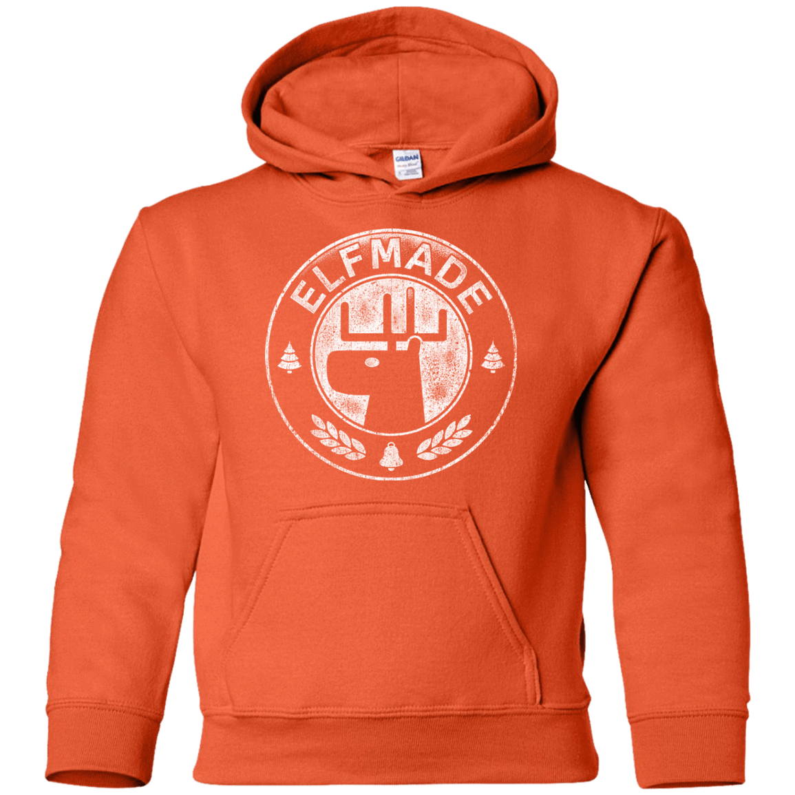 Sweatshirts Orange / YS Elf Made Youth Hoodie