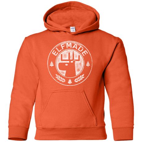 Sweatshirts Orange / YS Elf Made Youth Hoodie