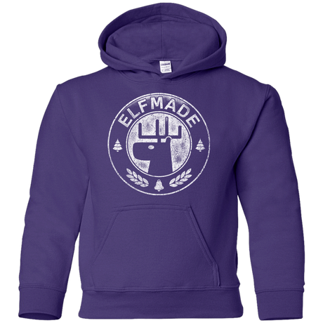 Sweatshirts Purple / YS Elf Made Youth Hoodie