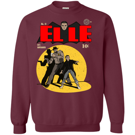 Sweatshirts Maroon / S Elle N11 Crewneck Sweatshirt