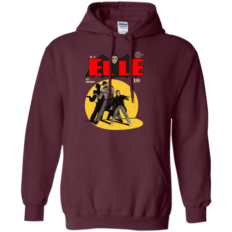 Sweatshirts Maroon / S Elle N11 Pullover Hoodie