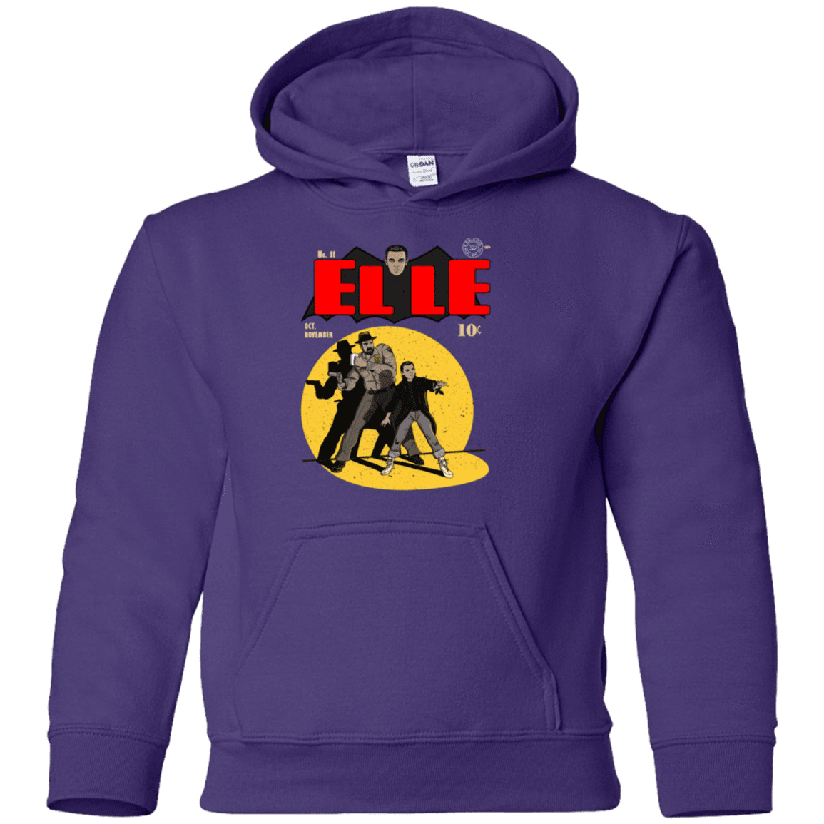 Sweatshirts Purple / YS Elle N11 Youth Hoodie