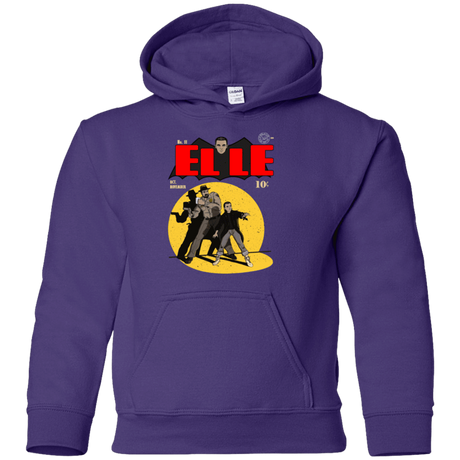 Sweatshirts Purple / YS Elle N11 Youth Hoodie