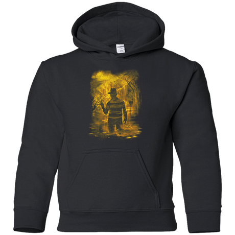 Sweatshirts Black / YS Elm Street Storm Orange Youth Hoodie