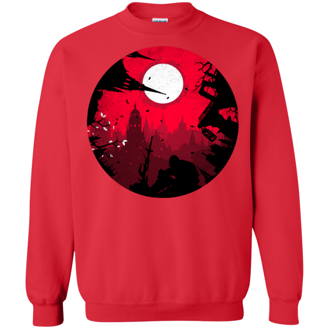 Sweatshirts Red / S Embrace the Darkness Crewneck Sweatshirt