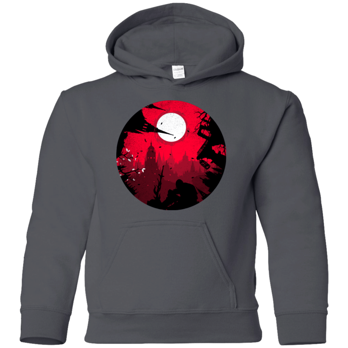 Sweatshirts Charcoal / YS Embrace the Darkness Youth Hoodie