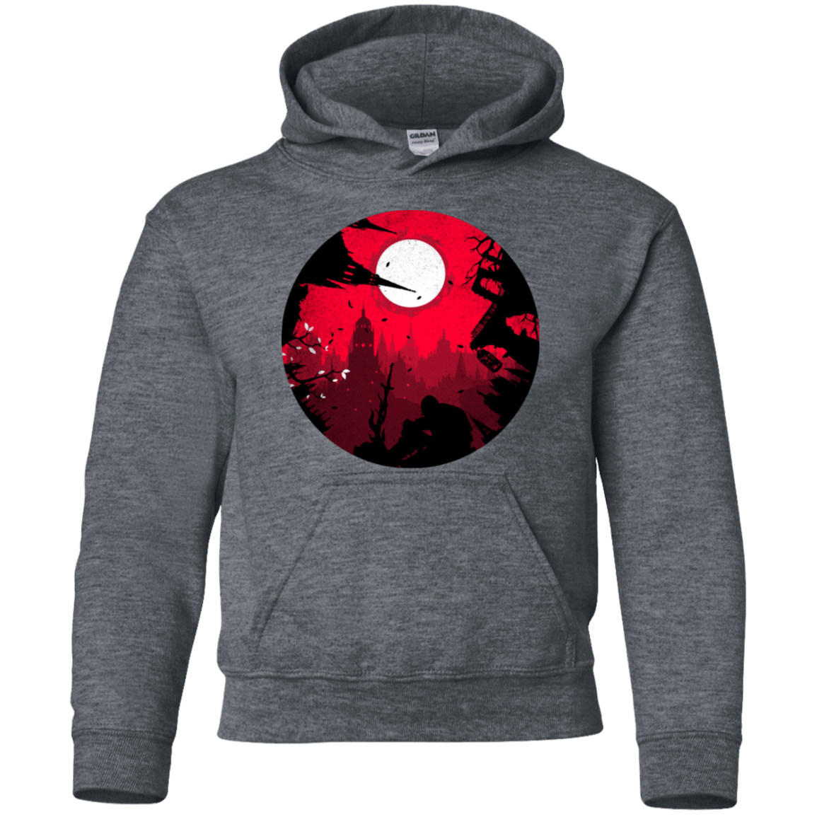 Sweatshirts Dark Heather / YS Embrace the Darkness Youth Hoodie