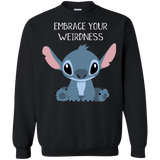 Sweatshirts Black / S Embrace your weirdness Crewneck Sweatshirt