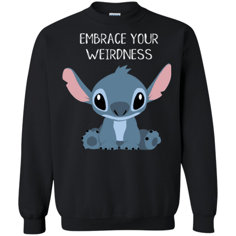 Sweatshirts Black / S Embrace your weirdness Crewneck Sweatshirt