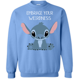 Sweatshirts Carolina Blue / S Embrace your weirdness Crewneck Sweatshirt